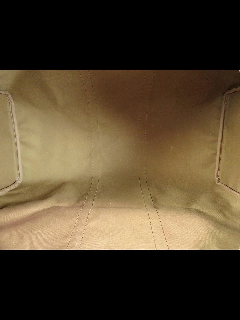 Louis Vuitton Brown Monogram Duffel Bag with Tan Trim